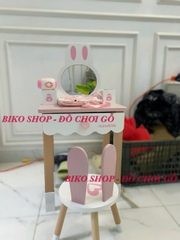 Bàn trang điểm thỏ Nunukids