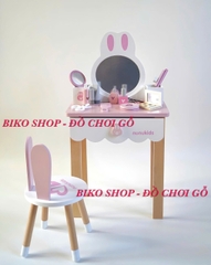 Bàn trang điểm thỏ Nunukids