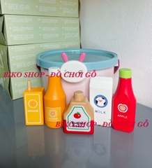 Đồ chơi set hải sản 15CT toywoo bằng gỗ dính nam châm cao cấp 𝐁𝐈𝐊𝐎 𝐒𝐇𝐎𝐏