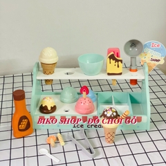 Quầy kem mini Woodnins