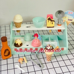 Quầy kem mini Woodnins