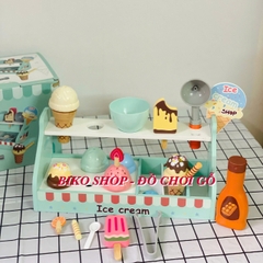 Quầy kem mini Woodnins