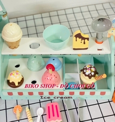 Quầy kem mini Woodnins
