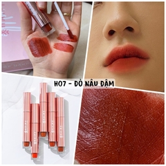 HAPY MATTE LIPCREAM - H07 ĐỎ NÂU ĐẬM