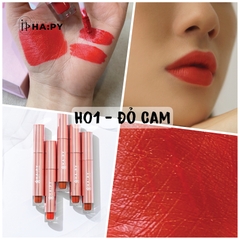 HAPY MATTE LIPCREAM - H01 ĐỎ CAM