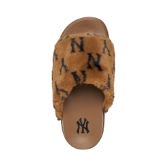 Dép MLB Chunky Mound Fur Winter New York Yankees D.Brown