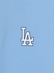 Áo Croptop MLB Women's Basic Crop Collar T-Shirt LA Dodgers Blue