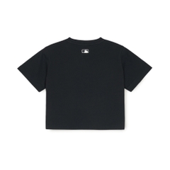 Áo Croptop MLB Women's Basic Crop Short Sleeve T-Shirt New York Yankees Black