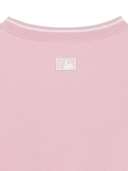 Áo Croptop MLB Women's Basic Coopers Crop Short Sleeve Knit New York Yankees Pink