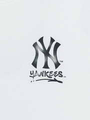 Áo Croptop MLB Women's Basic Street Logo Crop Short Sleeve T-Shirt New York Yankees White