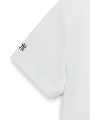 Áo Croptop MLB Women's Basic Street Logo Crop Short Sleeve T-Shirt New York Yankees White