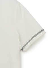 Áo Croptop MLB Women's Basic Coopers Logo Slim Crop Functional Short Sleeve T-Shirt New York Yankees Ivory