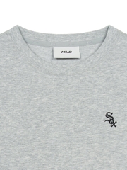 Áo Croptop MLB Women's Basic Crop Short Sleeve T-Shirt Chicago White Sox Grey