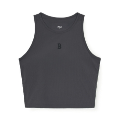 Áo Croptop MLB Women's Basic Small Logo Golji Crop Top Boston Red Sox Grey