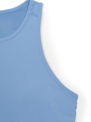 Áo Croptop MLB Women's Basic Small Logo Golf Crop Top LA Dodgers Blue