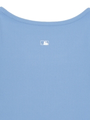 Áo Croptop MLB Women's Basic Small Logo Golf Crop Top LA Dodgers Blue