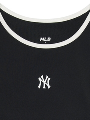 Áo Croptop MLB Women's Basic Small Logo Crop Top New York Yankees Black