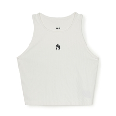 Áo Croptop MLB Women's Basic Small Logo Golf Crop Top New York Yankees Ivory
