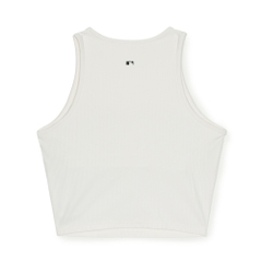 Áo Croptop MLB Women's Basic Small Logo Golf Crop Top New York Yankees Ivory