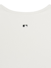 Áo Croptop MLB Women's Basic Small Logo Golf Crop Top New York Yankees Ivory