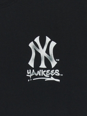 Áo Croptop MLB Women's Basic Street Logo Crop Short Sleeve T-Shirt New York Yankees Black