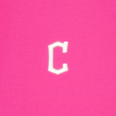 Áo Croptop MLB Korea Women's Basic Cleveland Guardians Magenta