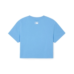 Áo Croptop MLB Korea Women's Basic Varsity Cultive LA Dodgers Blue