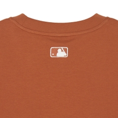 Áo Croptop MLB Korea Women's Basic Varsity Cultive New York Yankees Brown