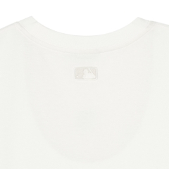 Áo Croptop MLB Korea Basic Small Logo New York Yankees Ivory