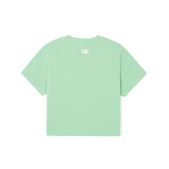 Áo Croptop MLB Korea Basic Small Logo New York Yankees Green