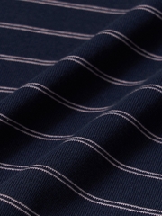 Áo Croptop MLB Women's Varsity Stripe Crop Short Sleeve T-Shirt Boston Red Sox Navy