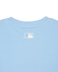 Áo Croptop MLB Women's Mono Block Slim Crop T-Shirts New York Yankees Blue