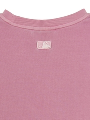 Áo Croptop MLB Women's Varsity Vintage Washed Graphic Crop Short Sleeve T-Shirt Boston Red Sox Pink