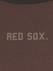 Áo Croptop MLB Women's Varsity Vintage Slim Crop Nashi T-Shirt Boston Red Sox Brown