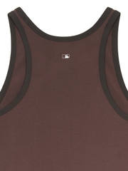 Áo Croptop MLB Women's Varsity Vintage Slim Crop Nashi T-Shirt Boston Red Sox Brown