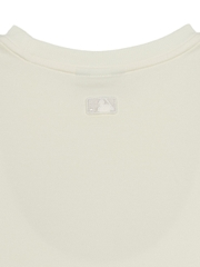 Áo Croptop MLB Women's Varsity Vintage Washed Graphic Crop Short Sleeve T-Shirt New York Yankees Cream