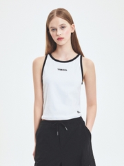 Áo Croptop MLB Women's Varsity Vintage Slim Crop Nashi T-Shirt New York Yankees White