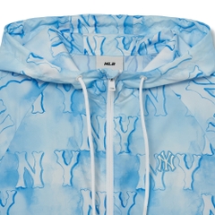 Áo Khoác MLB Water Monogram Summer New York Yankees Aqua Blue