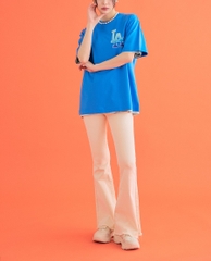 Áo Thun MLB Basic Big Logo Short Sleeve LA Dodgers Blue