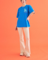 Áo Thun MLB Basic Big Logo Short Sleeve LA Dodgers Blue