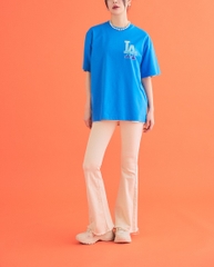 Áo Thun MLB Basic Big Logo Short Sleeve LA Dodgers Blue