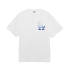 Áo Thun MLB Basic Big Logo Short Sleeve LA Dodgers Off White