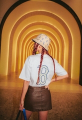 Áo Thun MLB Classic Monogram Big Logo Short Sleeve Boston Red Sox L.Melange Grey