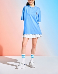 Áo Thun MLB Classic Monogram Big Logo Short Sleeve LA Dodgers L.Cobalt Blue