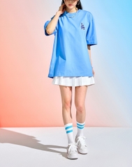 Áo Thun MLB Classic Monogram Big Logo Short Sleeve LA Dodgers L.Cobalt Blue