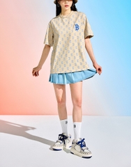 Áo Thun MLB Classic Monogram Front Panel Pattern Short Sleeve Boston Red Sox L.Sand