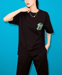 Áo Thun MLB Monotive Overfit Short Sleeve New York Yankees Black