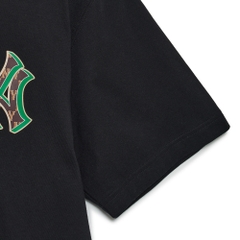 Áo Thun MLB Monotive Overfit Short Sleeve New York Yankees Black