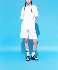 Áo Thun MLB Paisley Clipped Logo Short Sleeve LA Dodgers Off White