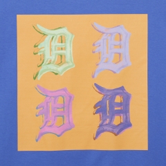 Áo Thun MLB Pop Art Graphic Overfit Short Sleeve Detroit Tigers Purple